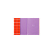 Uma Flatlay Notebook| Small in Orange Check