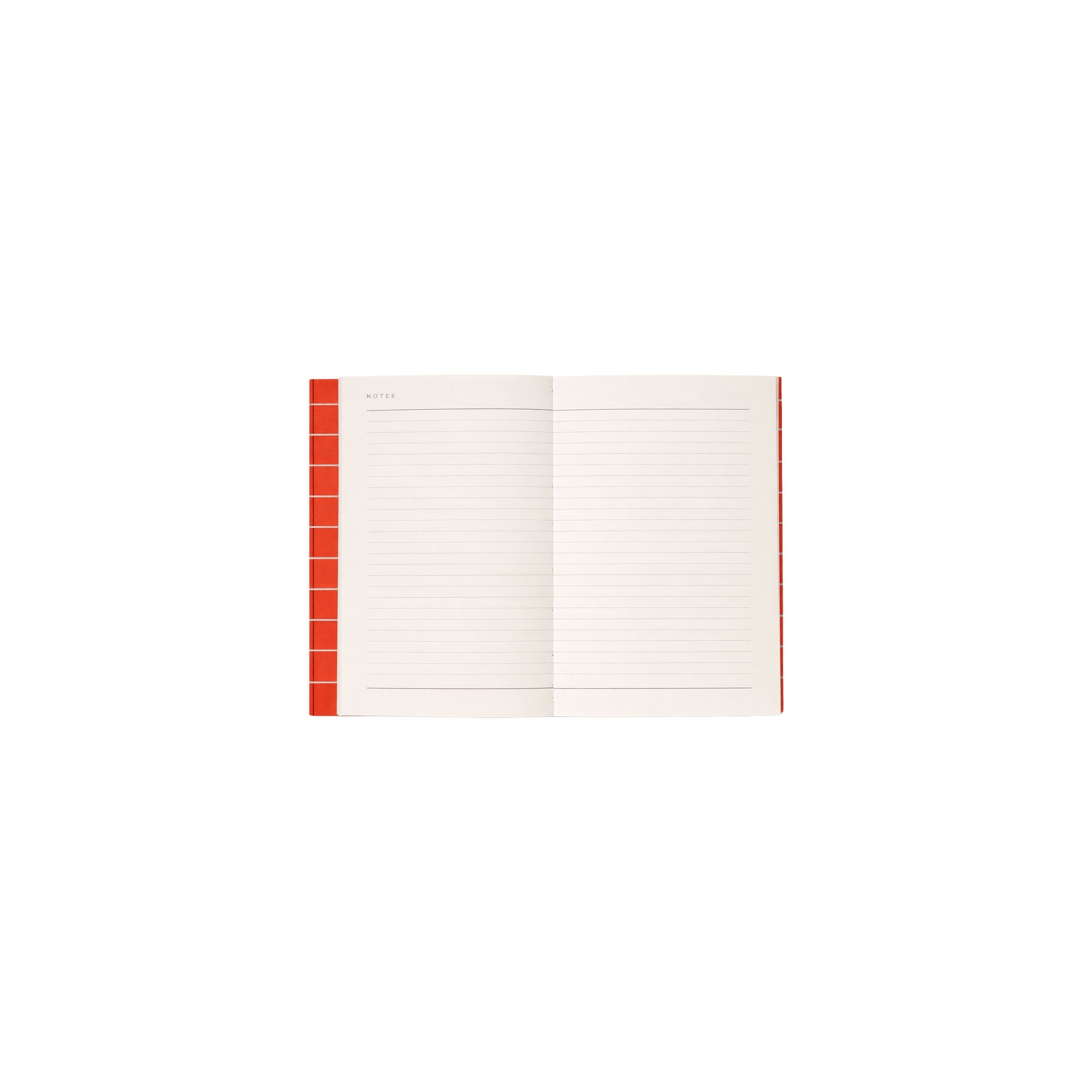 Uma Flatlay Notebook| Small in Orange Check