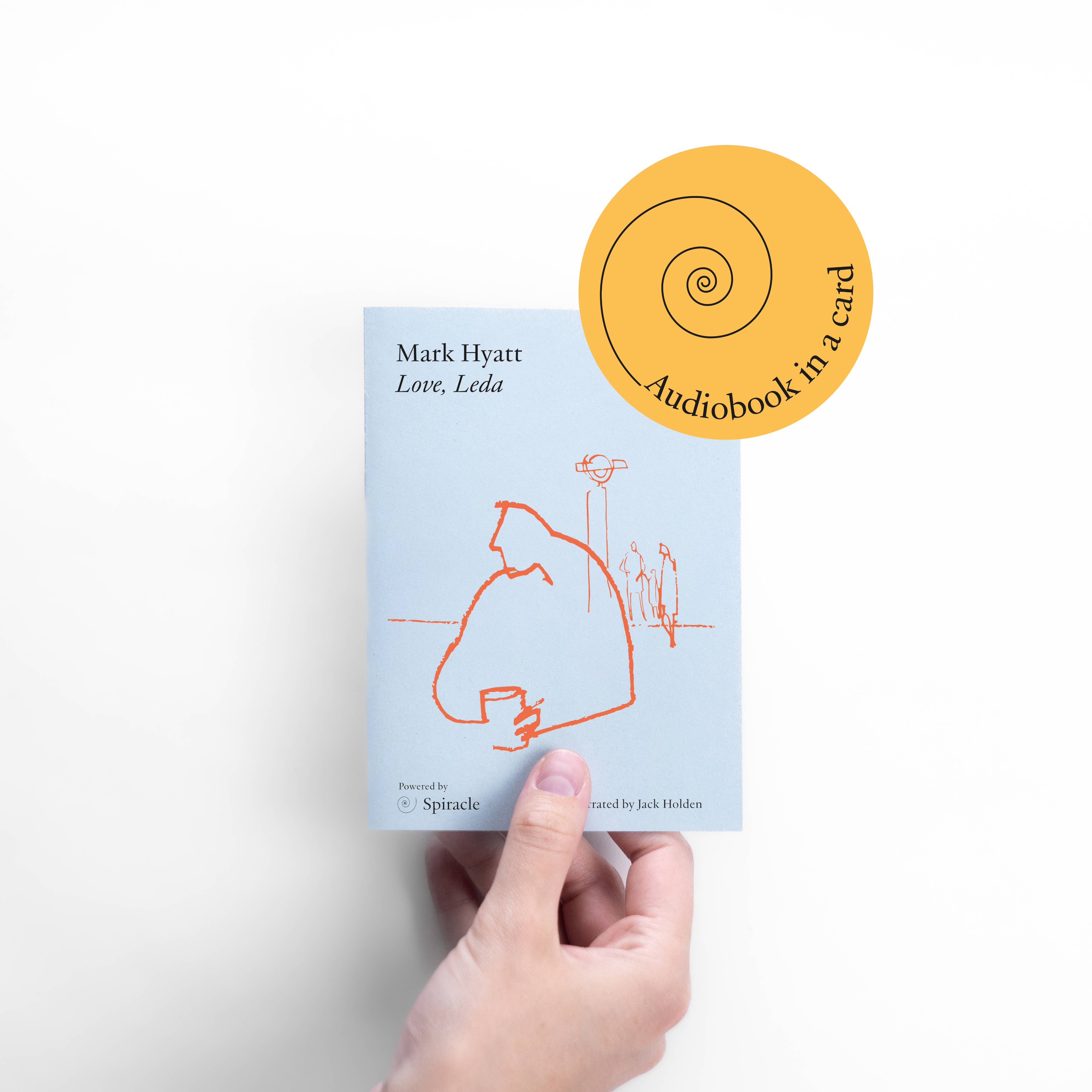 Audiobook in a Card: Love, Leda by Mark Hyatt