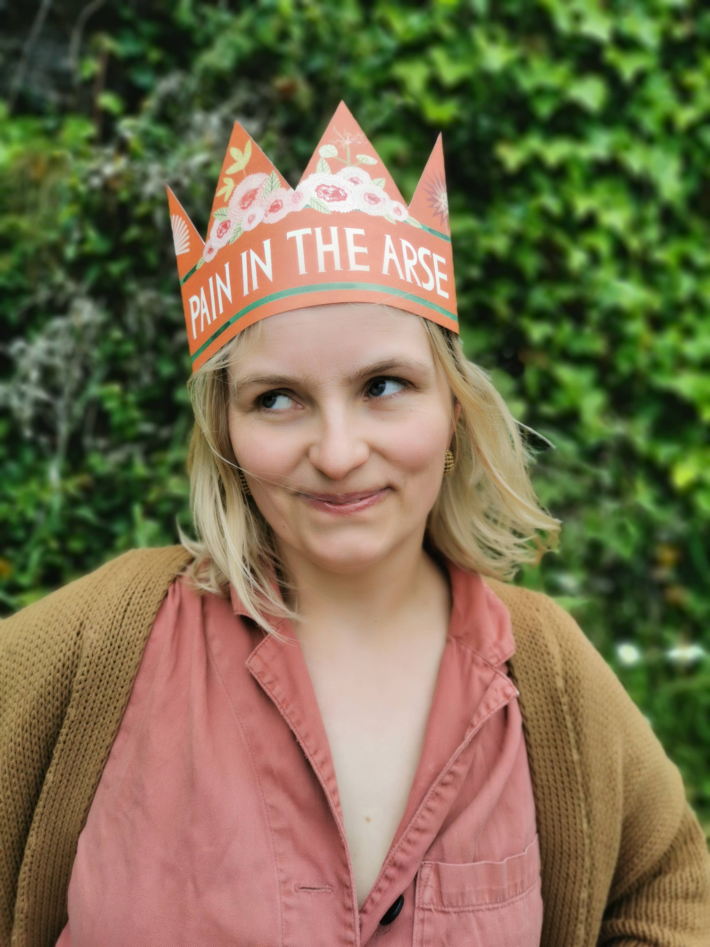 Pain In The Arse Party Hat Card