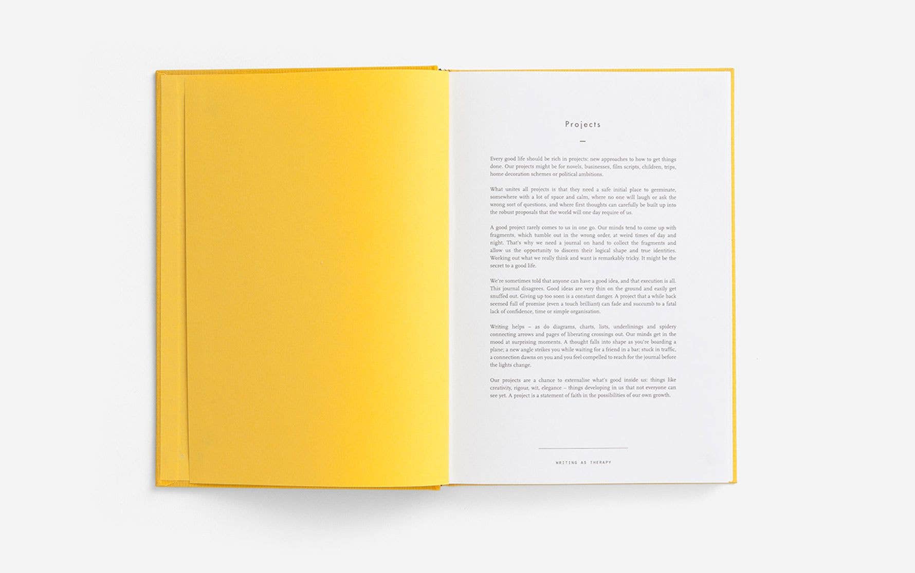 Writing as Therapy Projects Journal, Creative Writing Gift