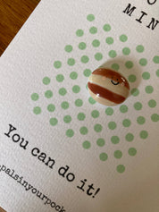 Good Luck Pocket Charm | "You Can Do It!" Encourage-Mint