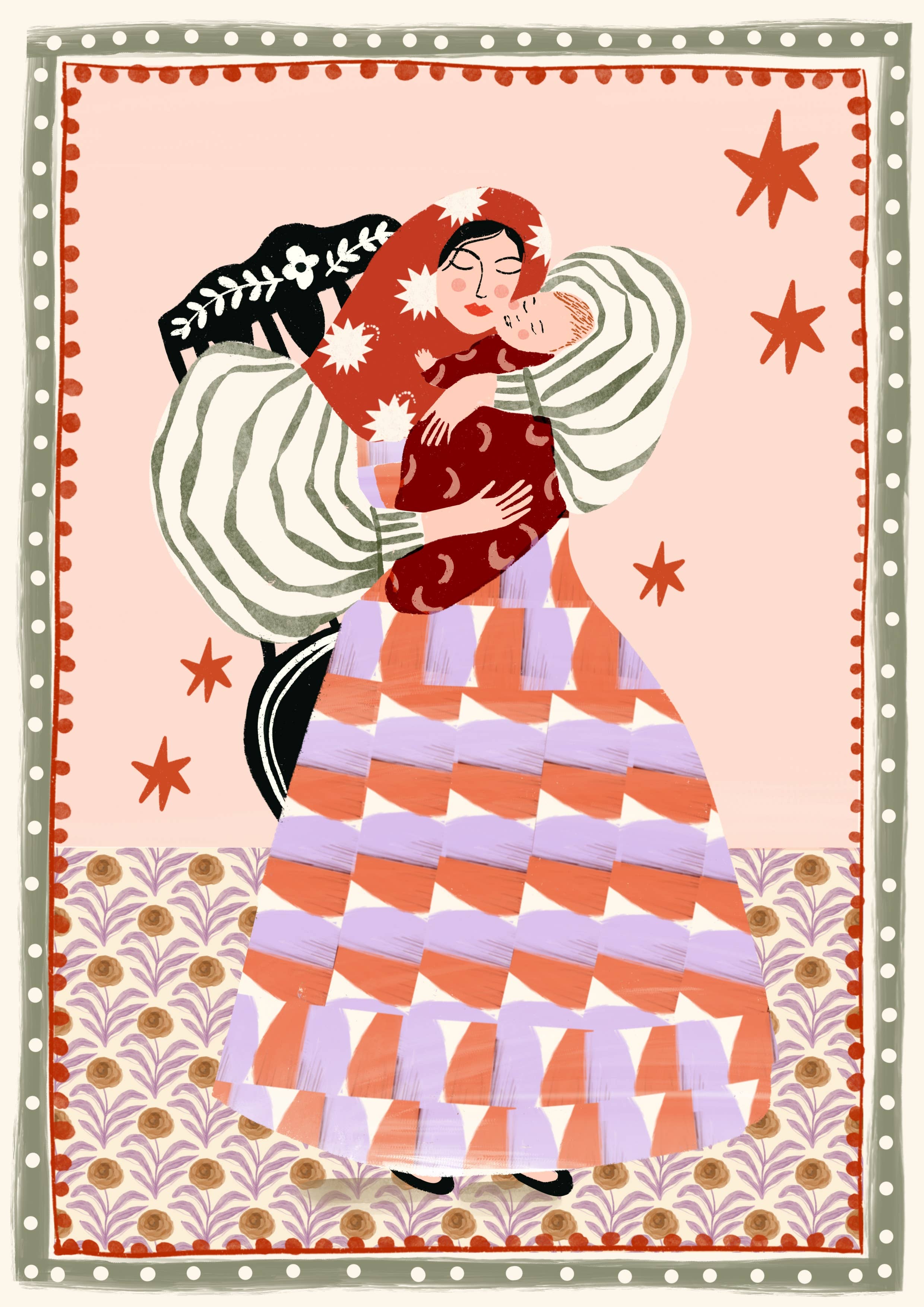 Folk Mum | Art Print