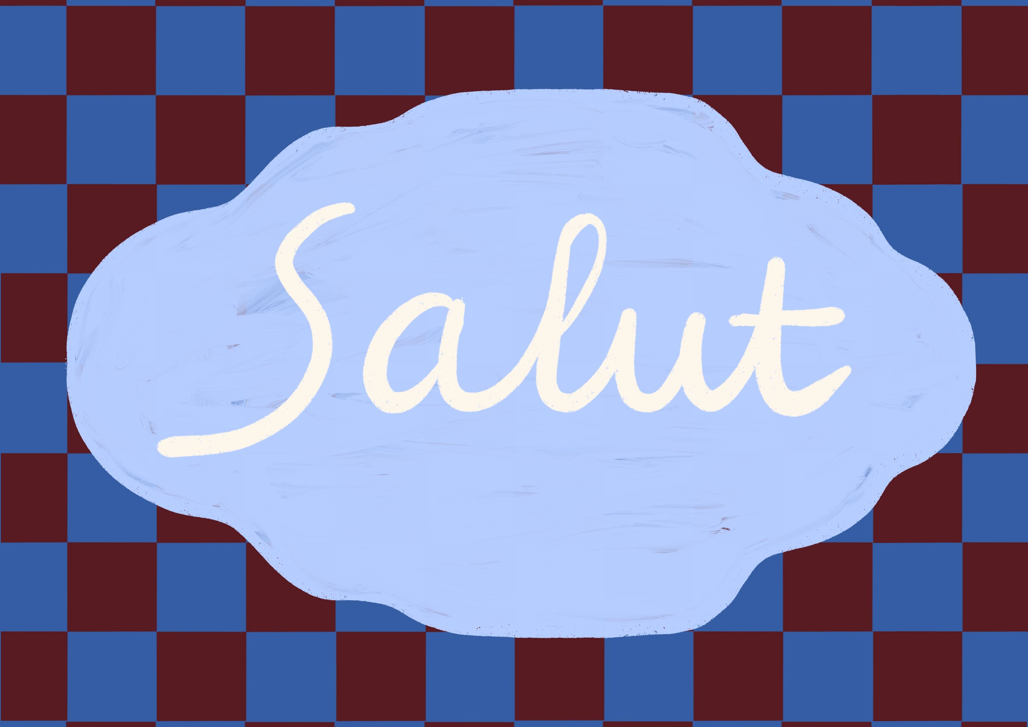 Salut | Art Print or Postcard