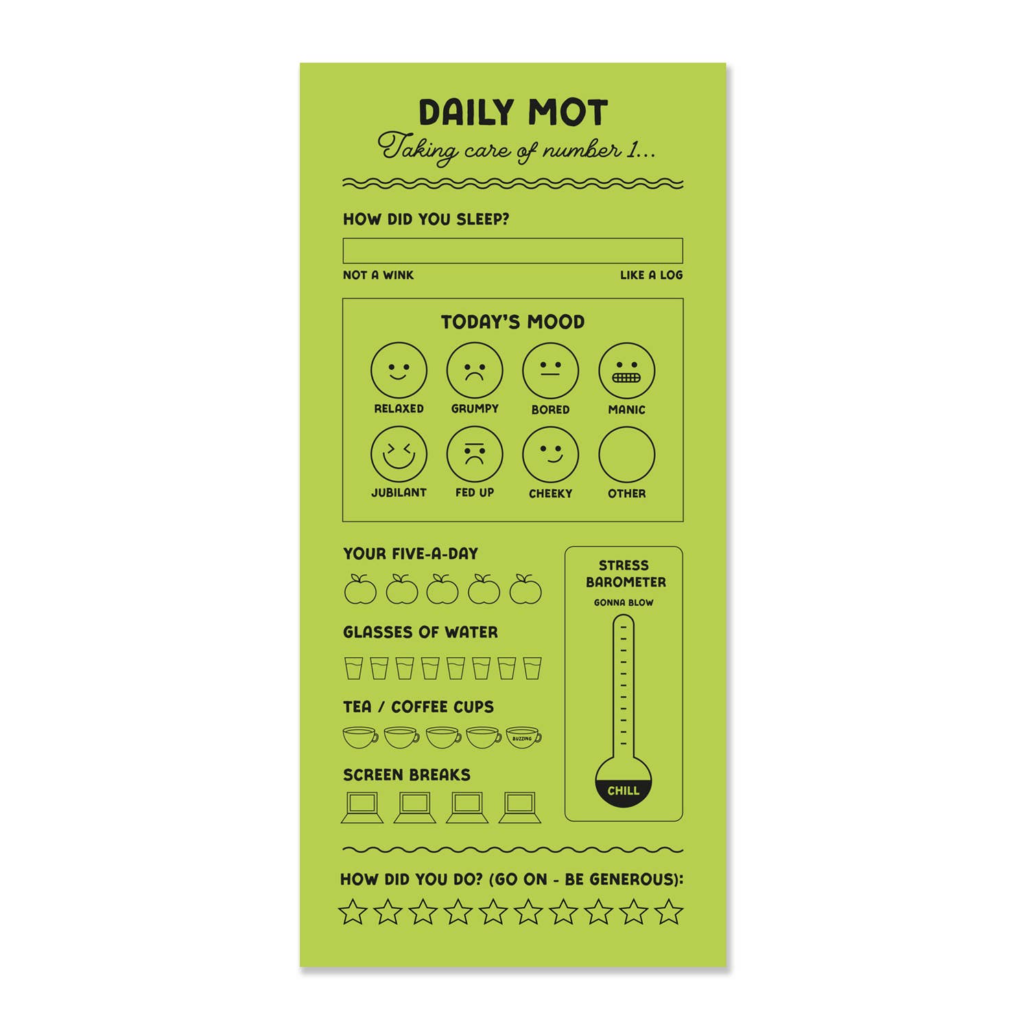 Daily MOT Notepad