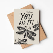 'You Did It!' Congratulations Card