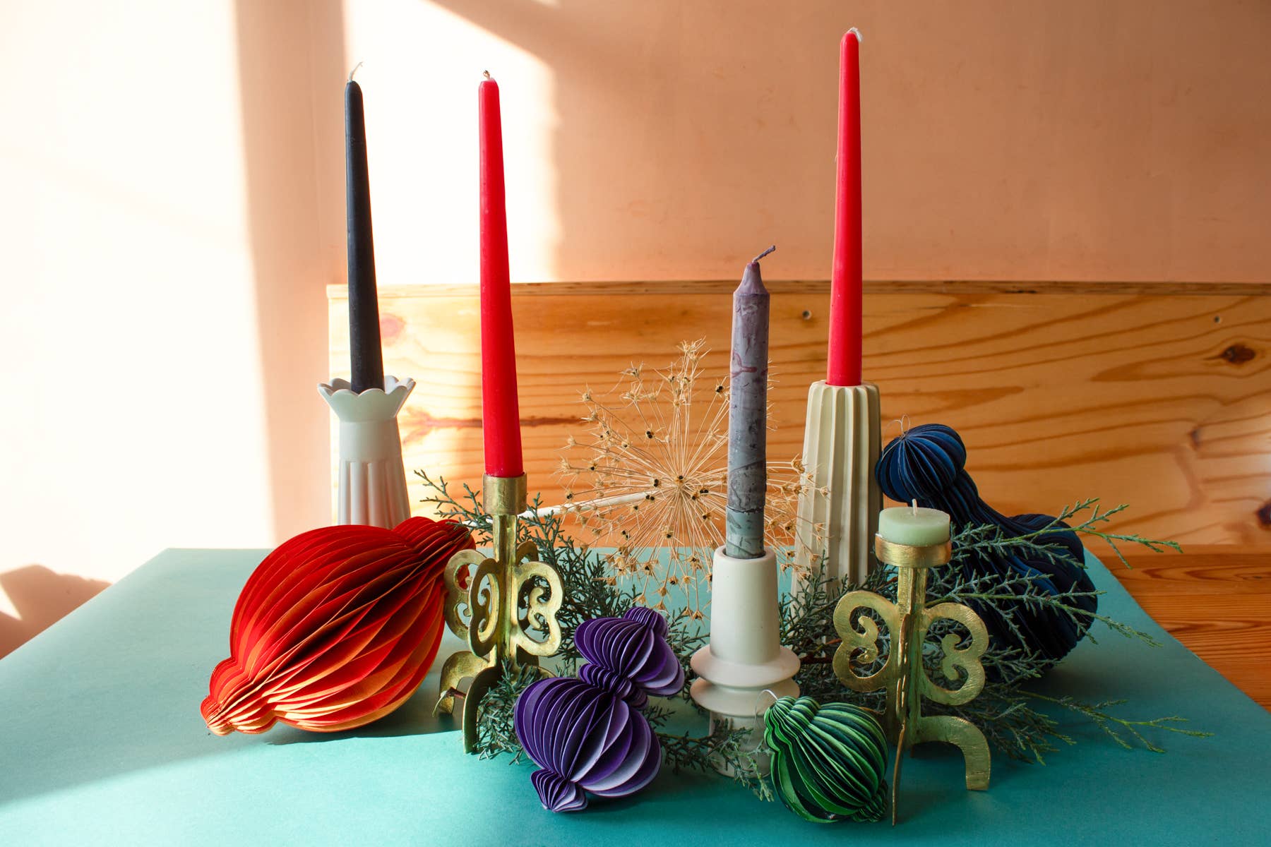 Soapstone candle holders, further view