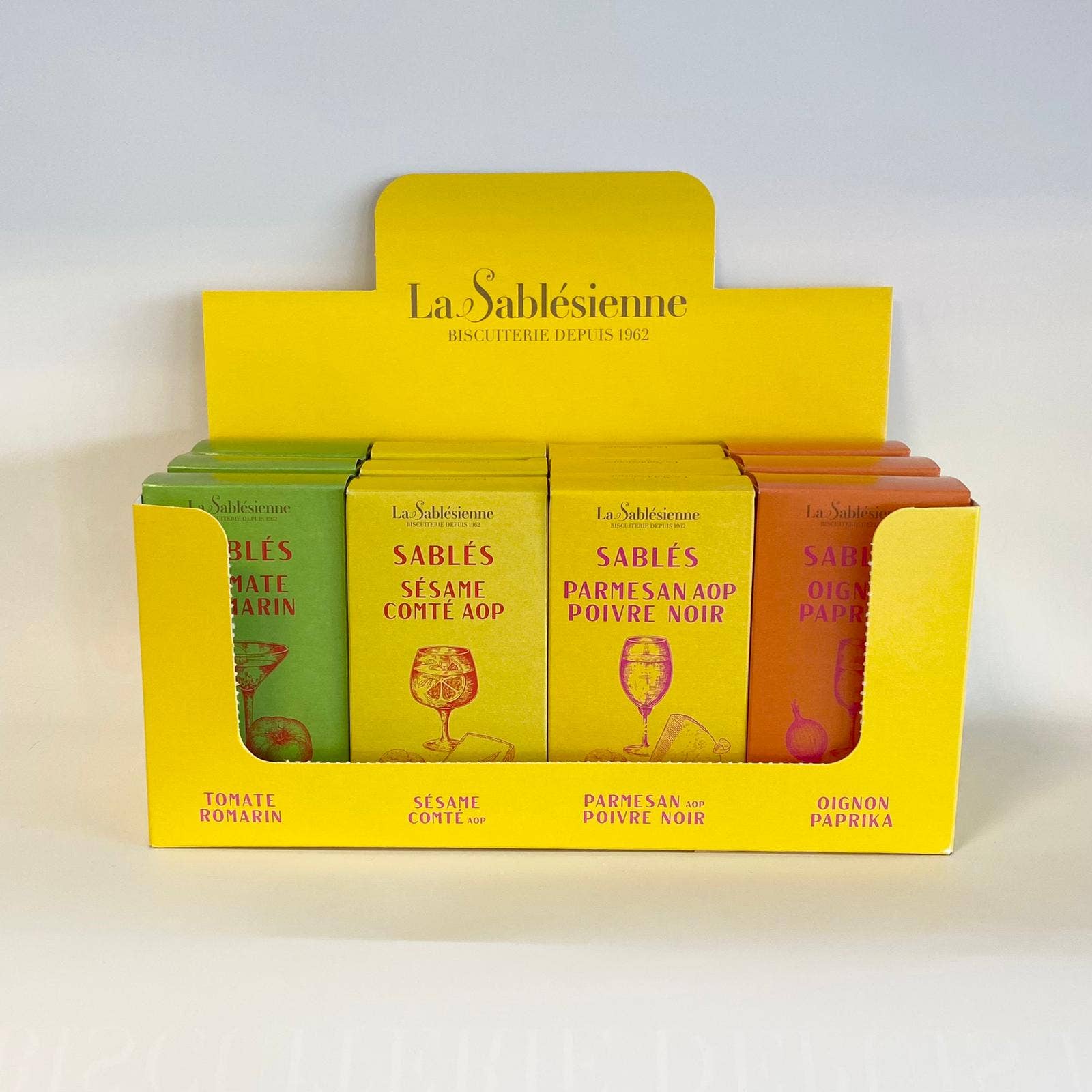 La Sablésienne Savoury Shortbread | Onion & Paprika, 40g