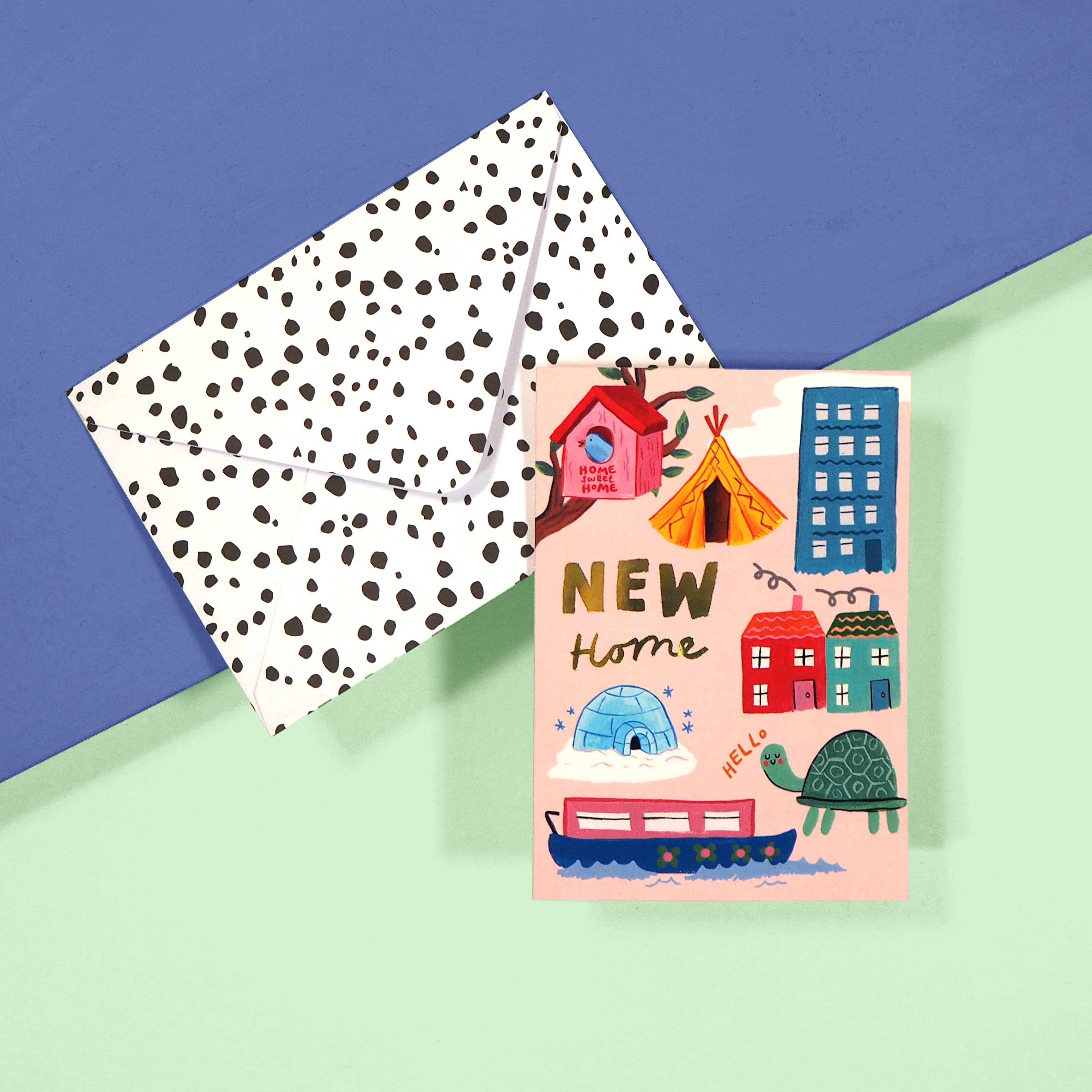 "New Home" Greeting Card