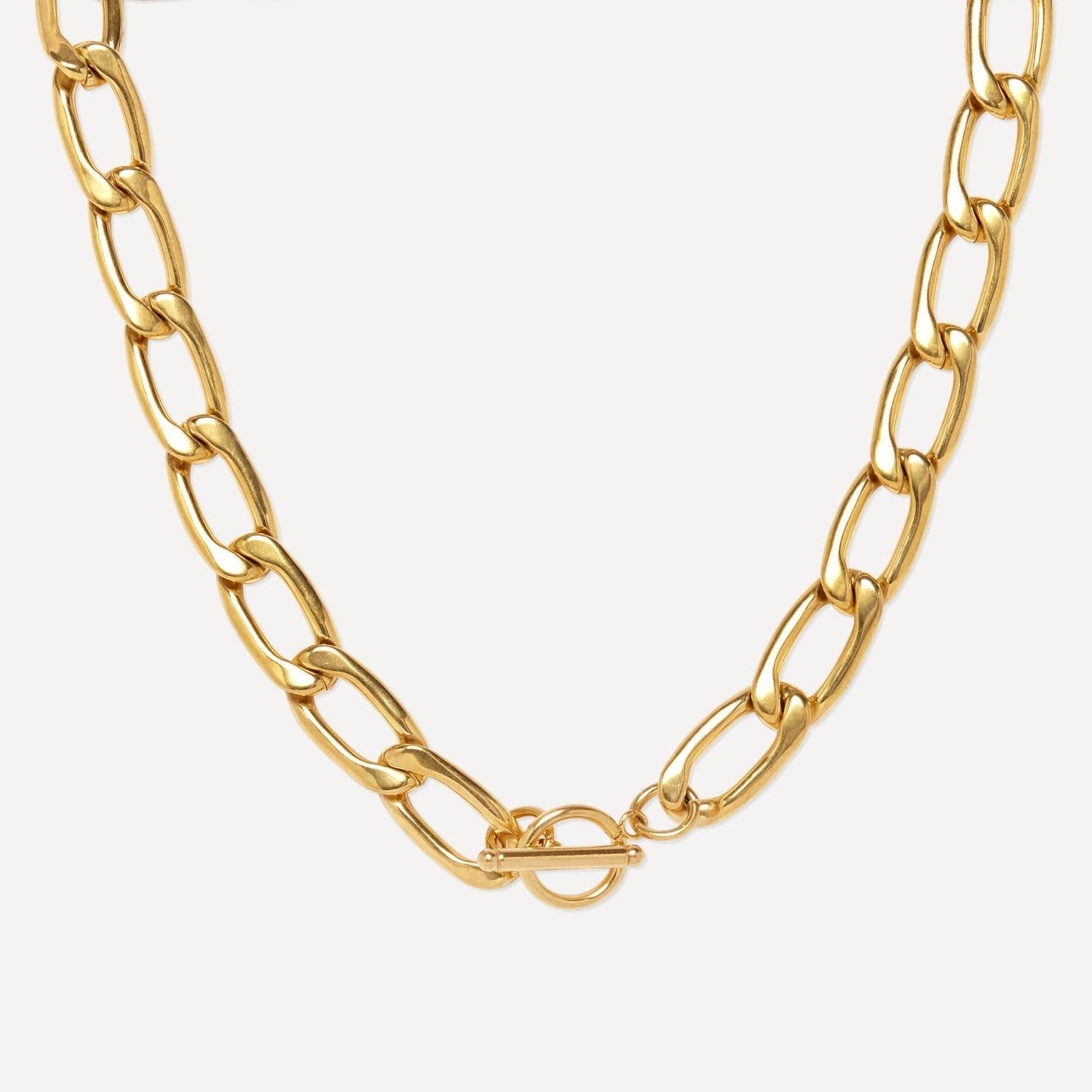 'Anchor' Waterproof Gold Chain Necklace