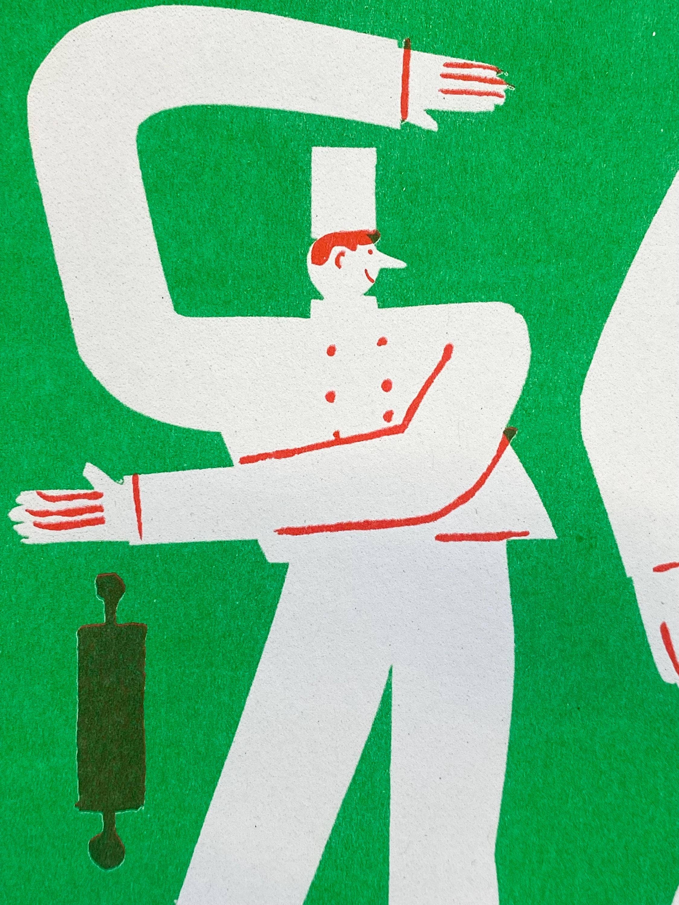 Chef de Partie | Riso print A3