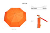 Papaya light orange umbrella by Original Duckhead, further view