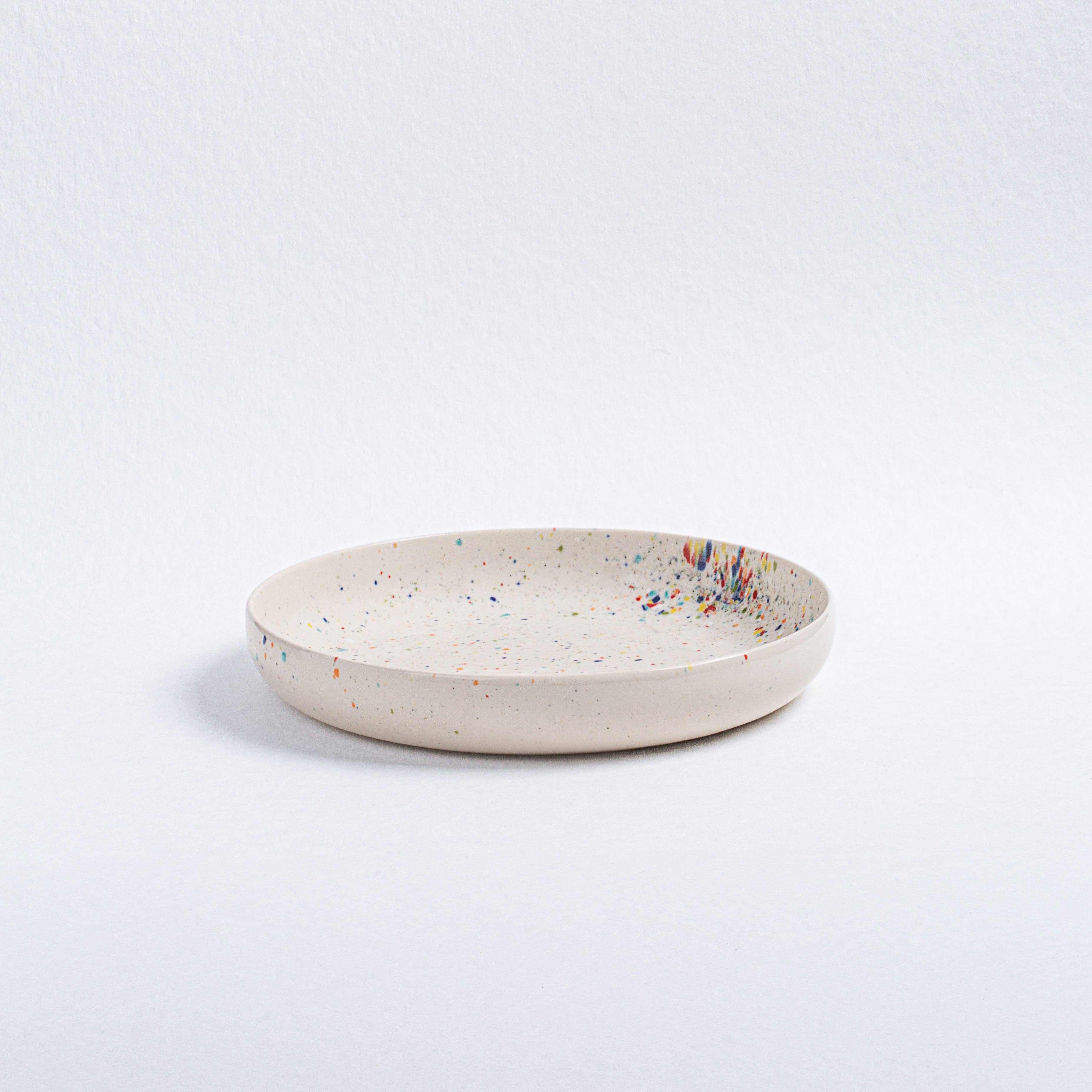 New Party Low Pasta Plate | White