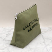 Exceptionally Handsome | Olive Wash Bag