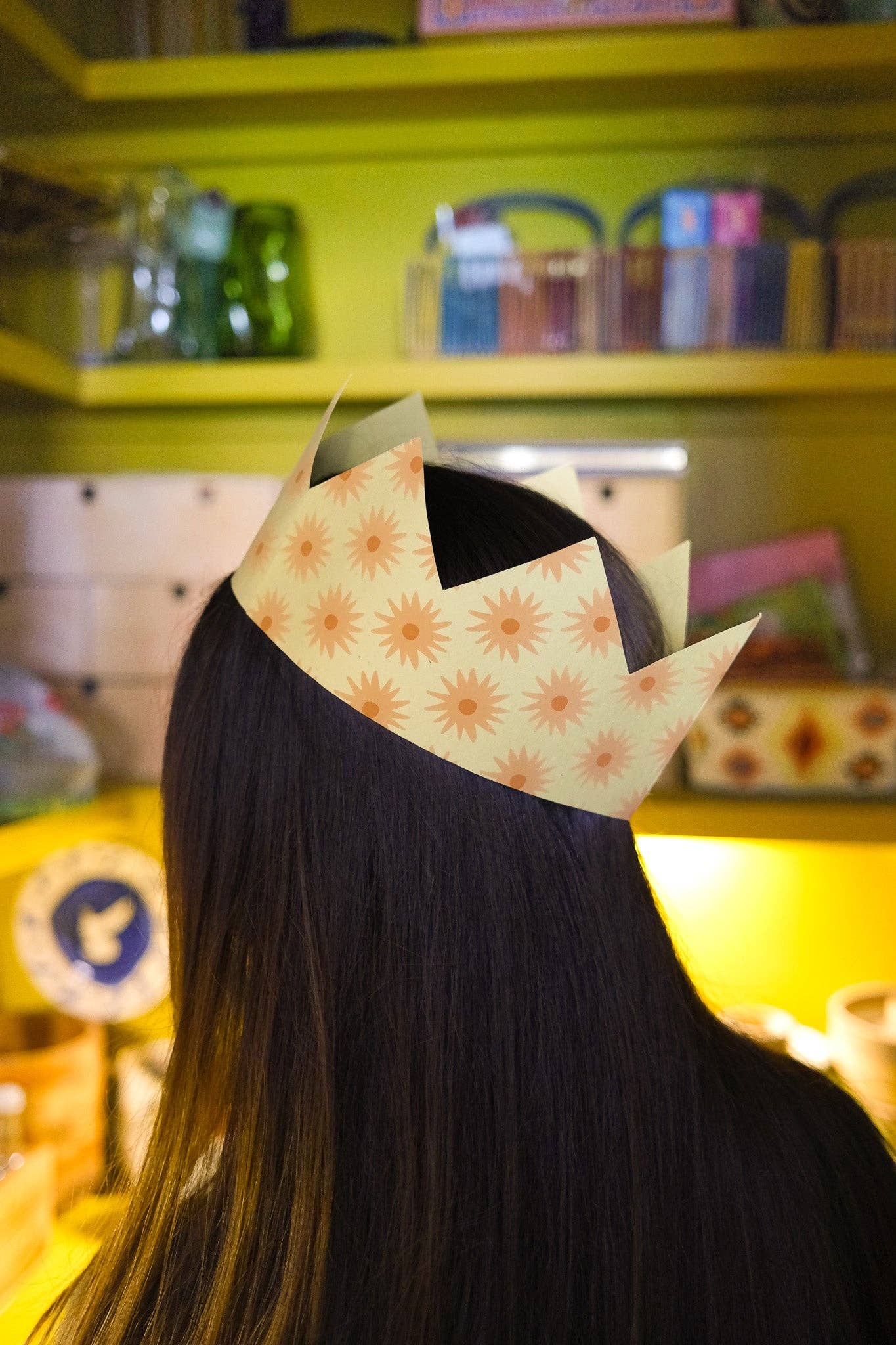 Yellow Paper Crowns