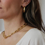 'Anchor' Waterproof Gold Chain Necklace