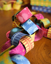 Yellow and Green Paper Chain Kit