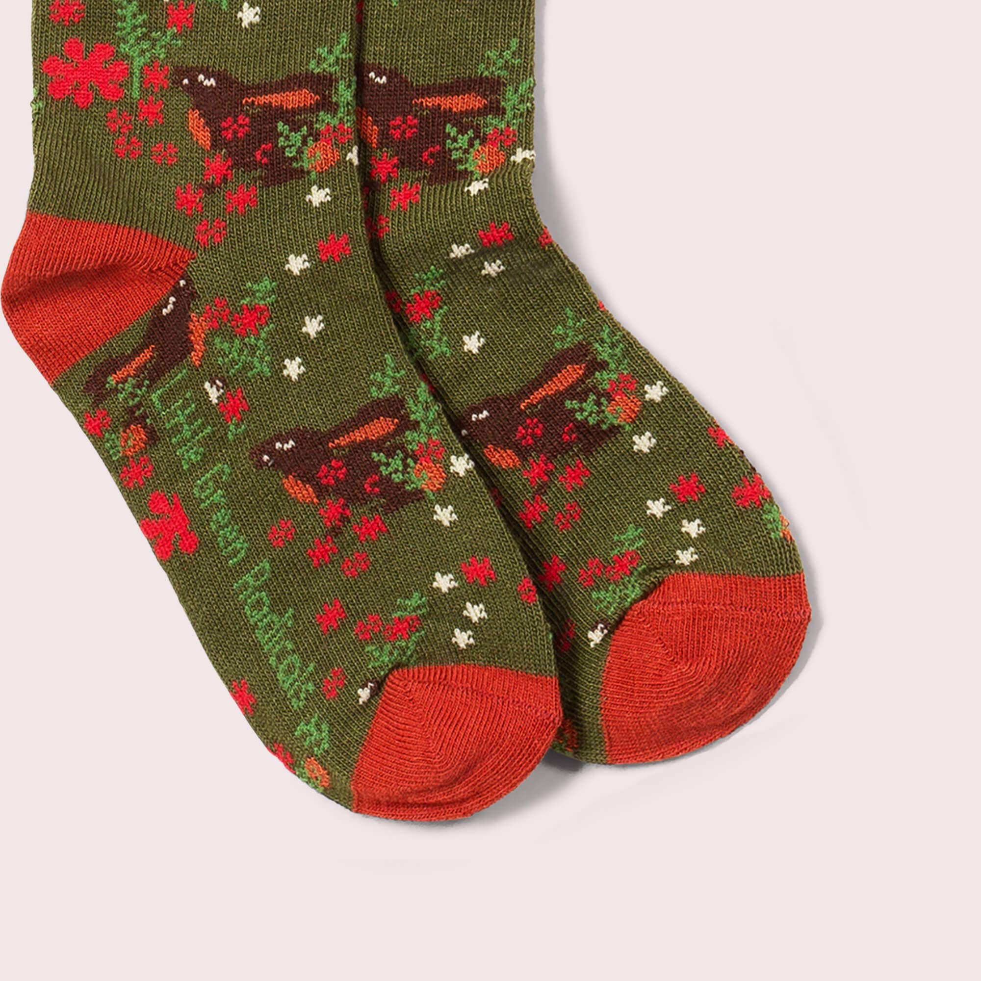 Winter Rabbits Ankle Socks | 3 Pack