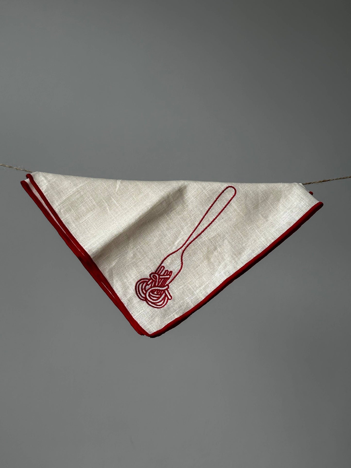 Linen Blend Napkins | Spaghetti (Set of 2)