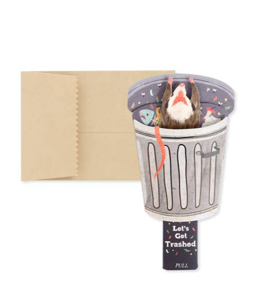 “Trash Possum” Mini Pop-Up Card