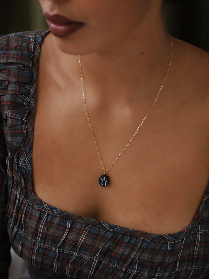 Wish bone necklace