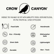 Crow Canyon Home splatter enamelware tumbler