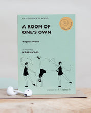 Spiracle Audiobook in a Card, A Room of One's Own by Virginia Woolf