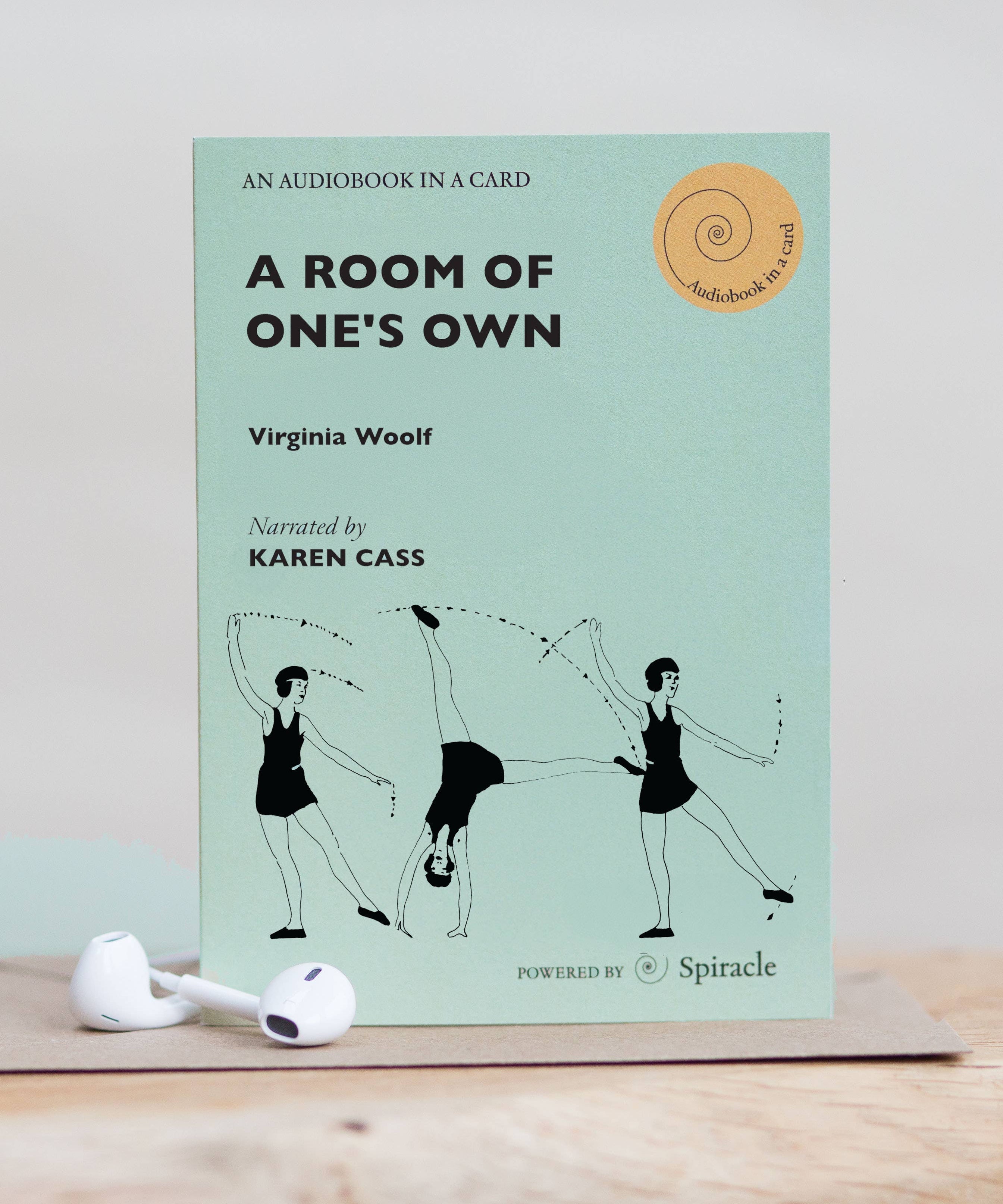 Spiracle Audiobook in a Card, A Room of One's Own by Virginia Woolf