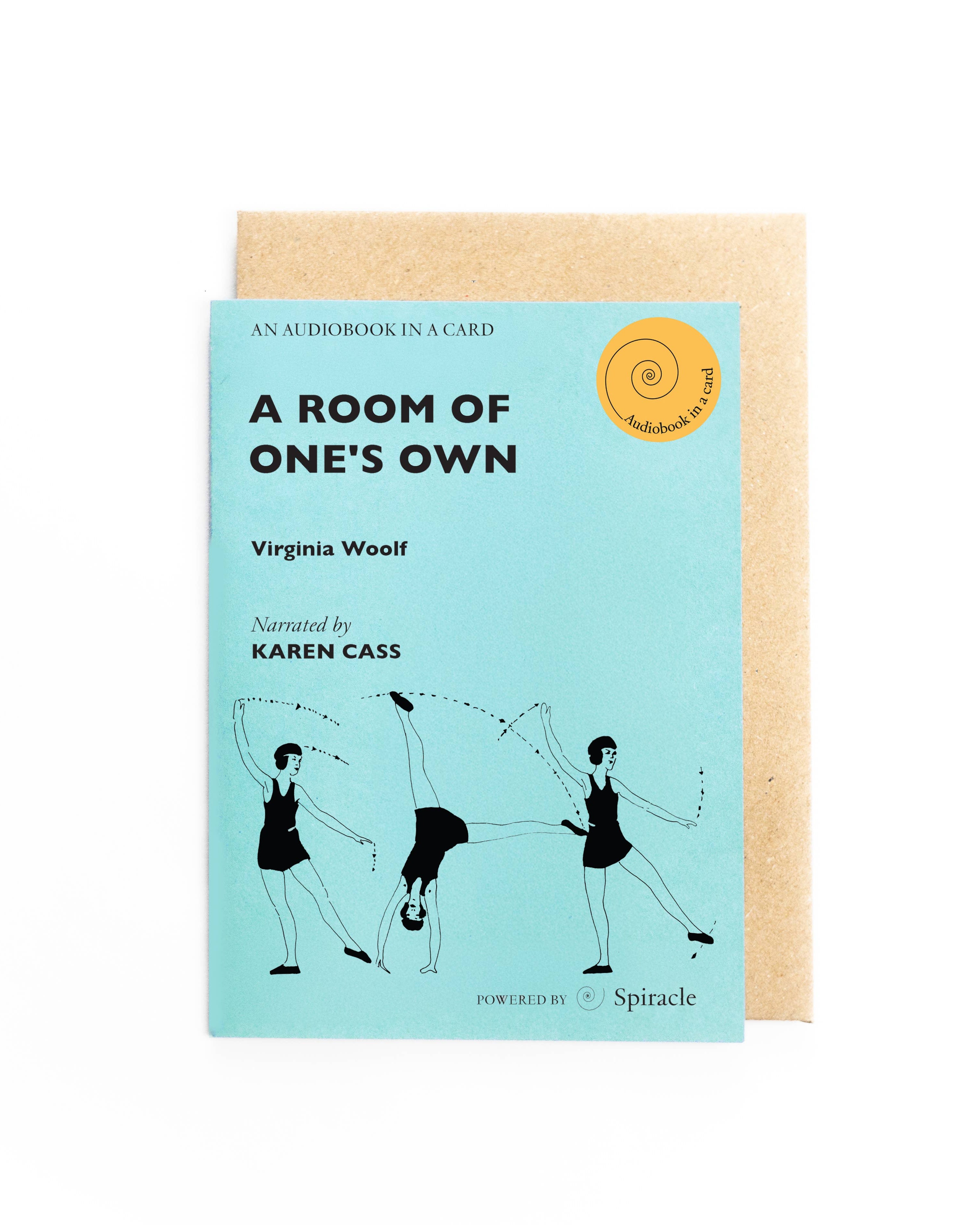 Spiracle Audiobook in a Card, A Room of One's Own by Virginia Woolf