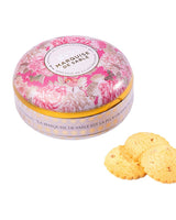 Shortbread Biscuits | Apricot, "Écrin Trésor" Round Tin, 175g