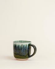 grain by grain Azeitona big mug, olive green stoneware
