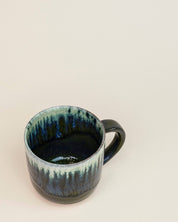 grain by grain Azeitona big mug, olive green stoneware
