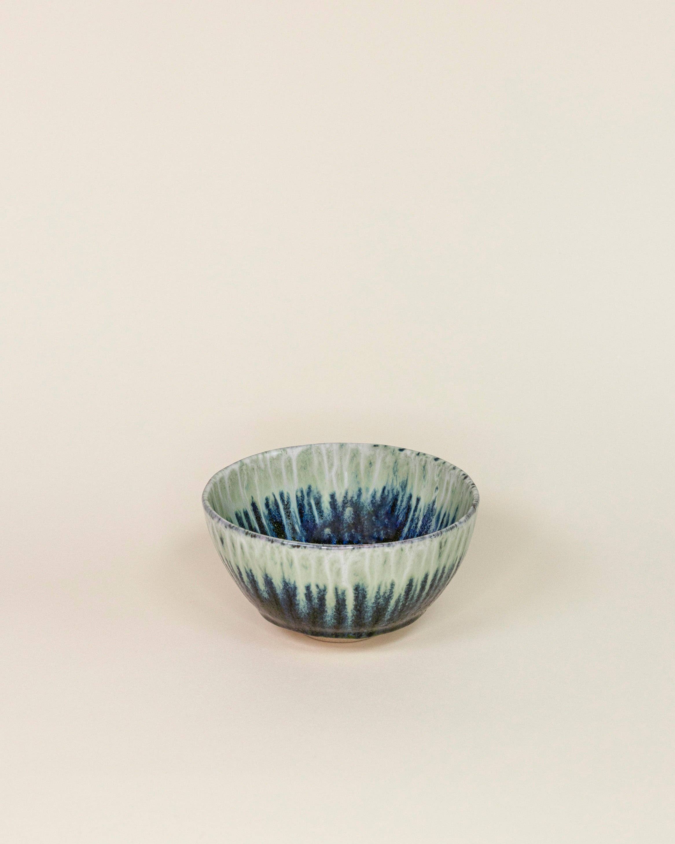 grain by grain Azeitona cereal bowl, olive green stoneware
