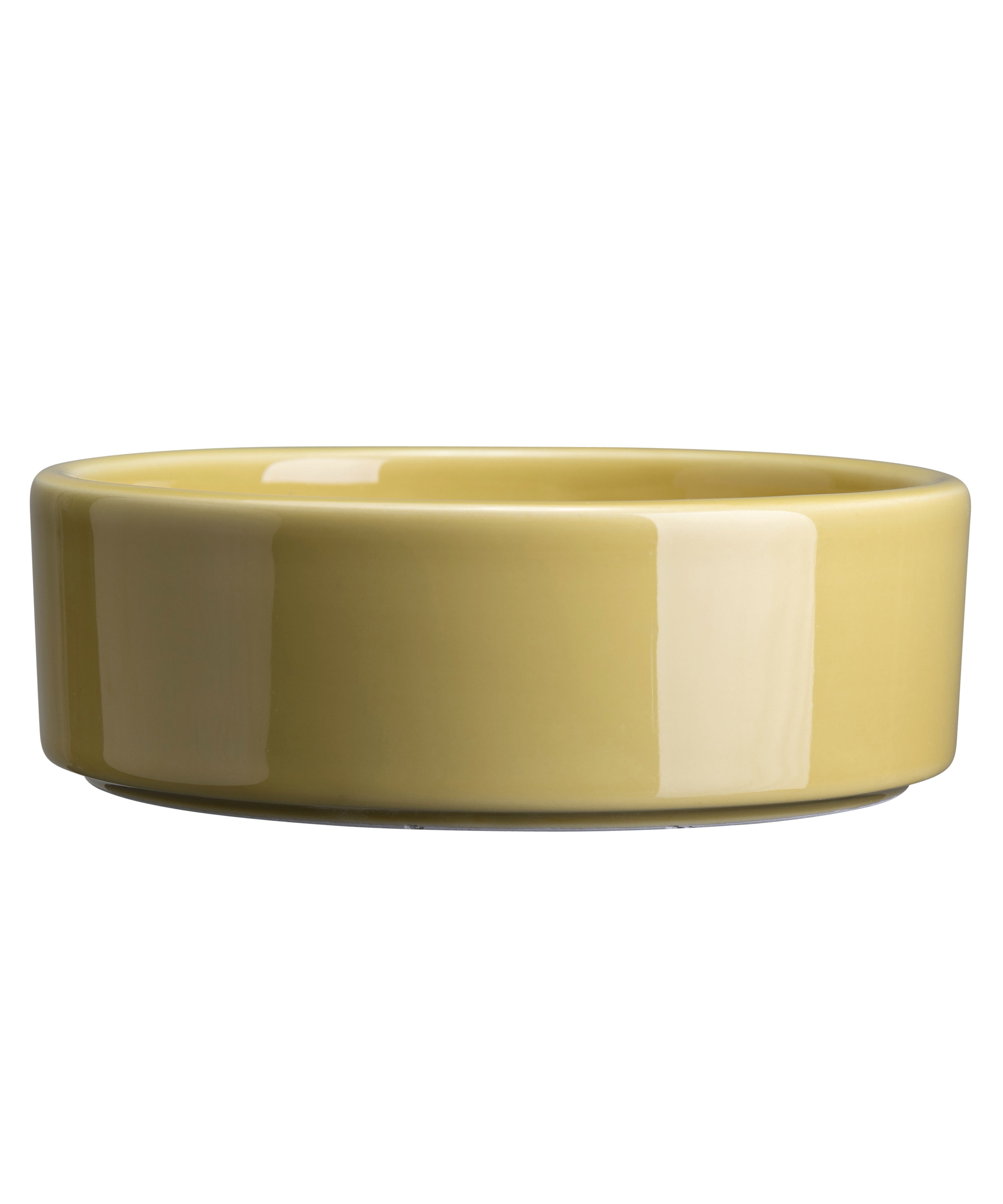  Yellow saucer Glazed Finish for Hoff Pot Ø18cm 