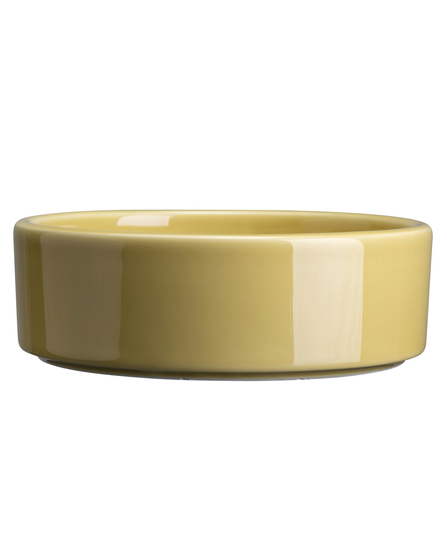  Yellow saucer Glazed Finish for Hoff Pot Ø18cm 