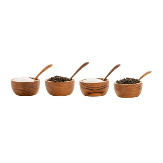Salt and Pepper Bowl & Spoon
