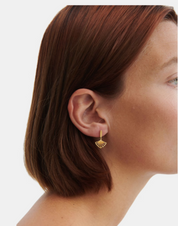 Ballerina Earrings | Gold Plated Recycled Silver