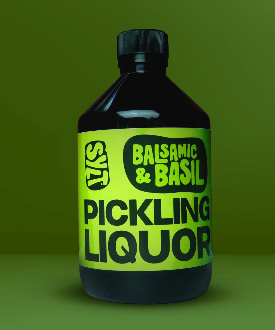 Sylt Pickling Balsamico and Basil pickling liquid, 500ml bottle