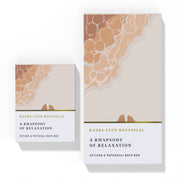 Two Banks-Lyon Botanical bath bar packaging on a white background