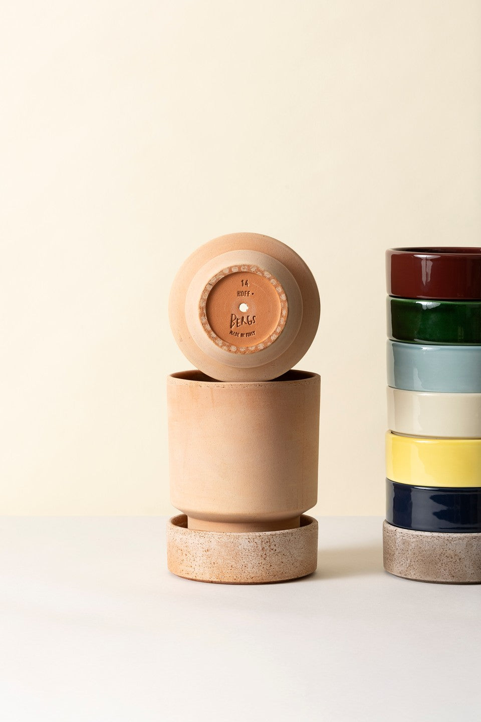 Saucer for Hoff Pot Ø8cm | Raw Clay