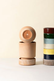 Saucer for Hoff Pot Ø8cm | Raw Clay