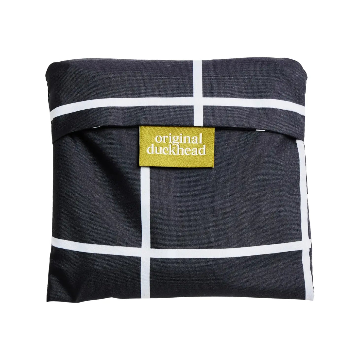 Black Grid Reusable Eco Friendly Shopping Bag