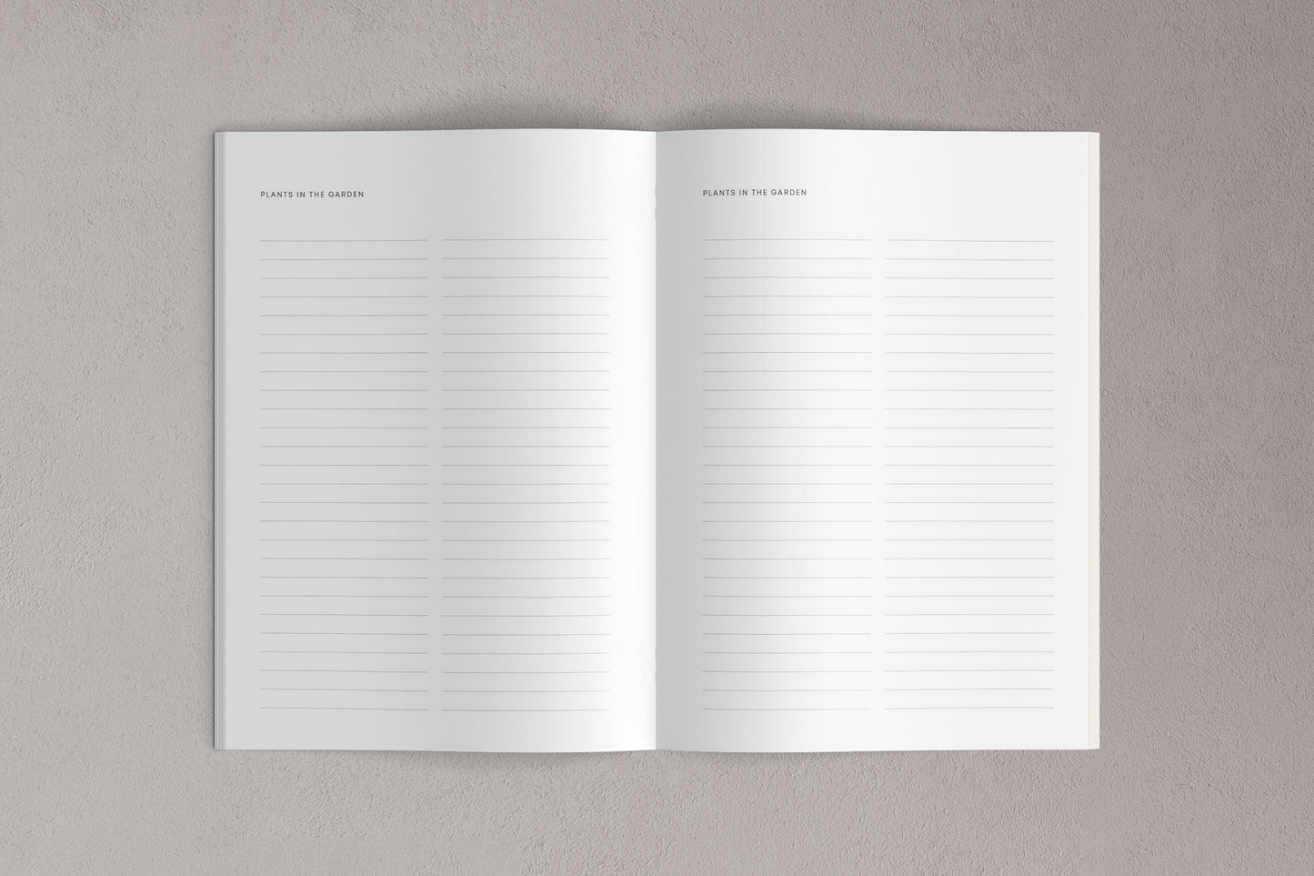 Gardener's Journal (cover damaged)