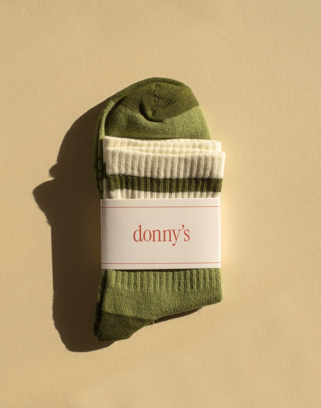 Varsity Socks in Sage