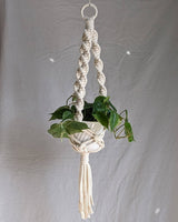 Chunky Handmade Macrame Plant Hanger | Made From Recycled Cotton