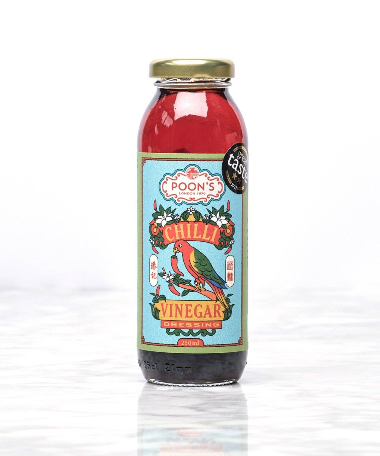 Poon's London chilli vinegar dressing, 250ml bottle
