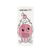Cookie Pale Pink water-based nail polish by Nailmatic, featuring a cartoon character design on the label.