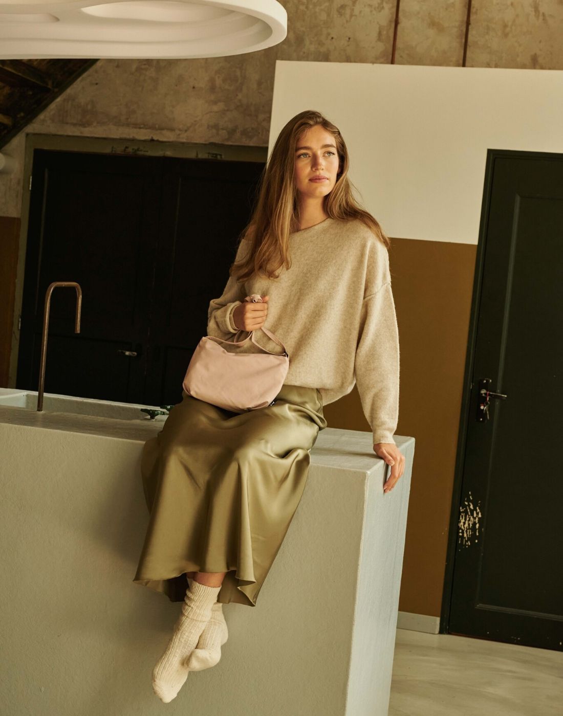 Cross body bag | Rose Smoke