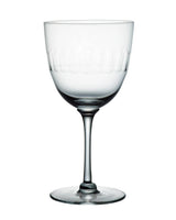The Vintage List Large Wine Glasses | Set of 6, Lens Design, Crystal