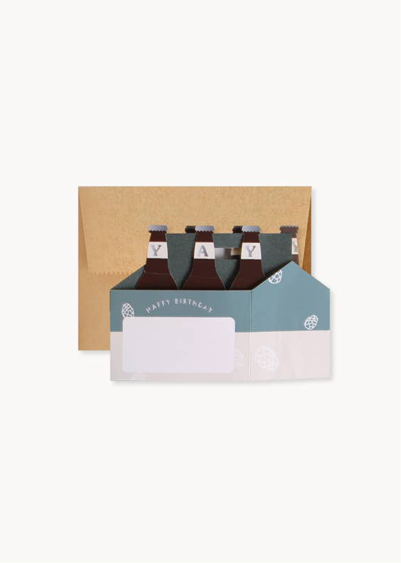 "Beers to You" Pop-Up Birthday Card